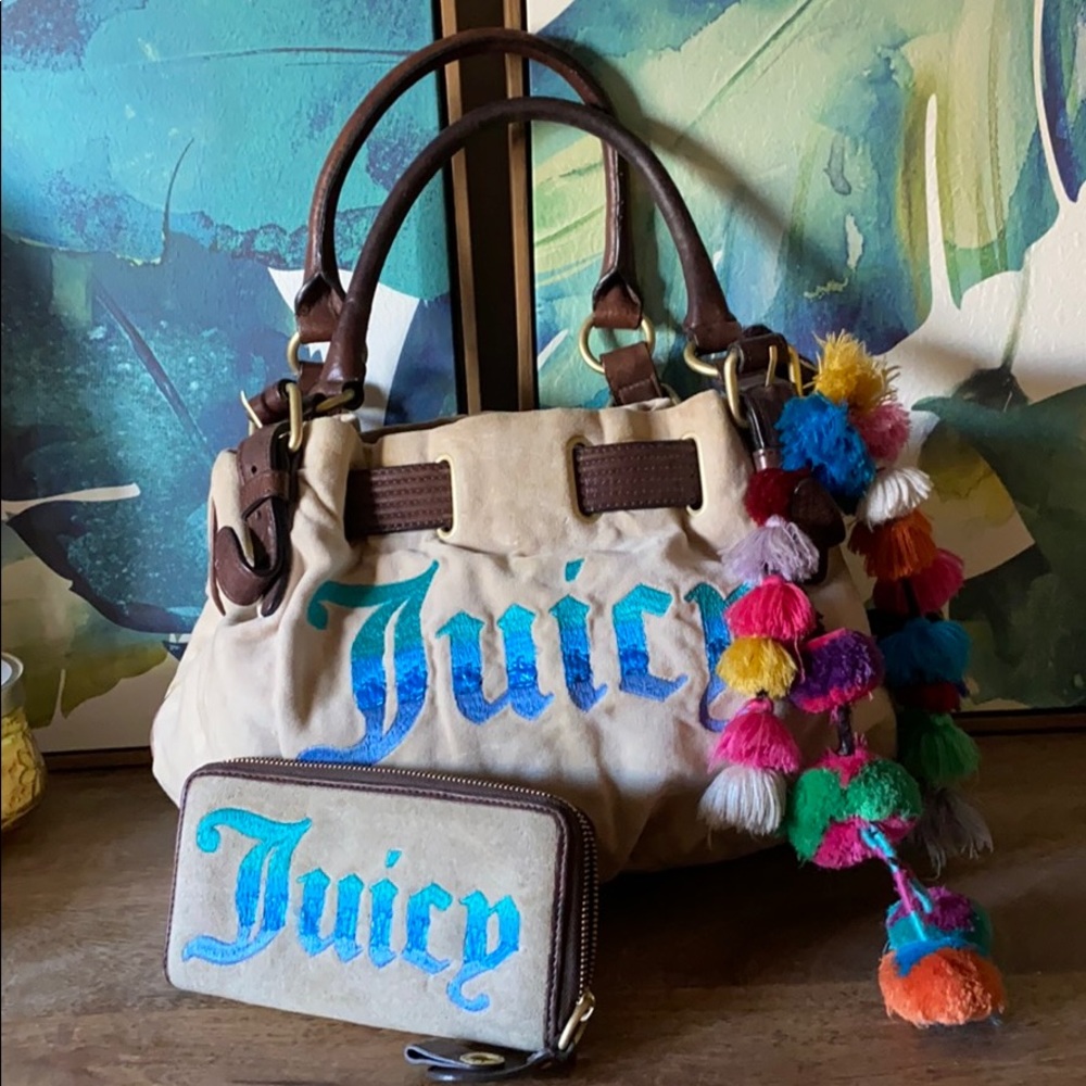 OG juicy couture velvet purse and matching wallet